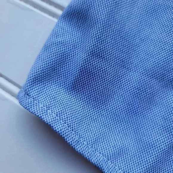 NWT Craft+Flow Casual Blue Short Sleeve Button Down Shirt Boys Sz 7 - Picture 5 of 9